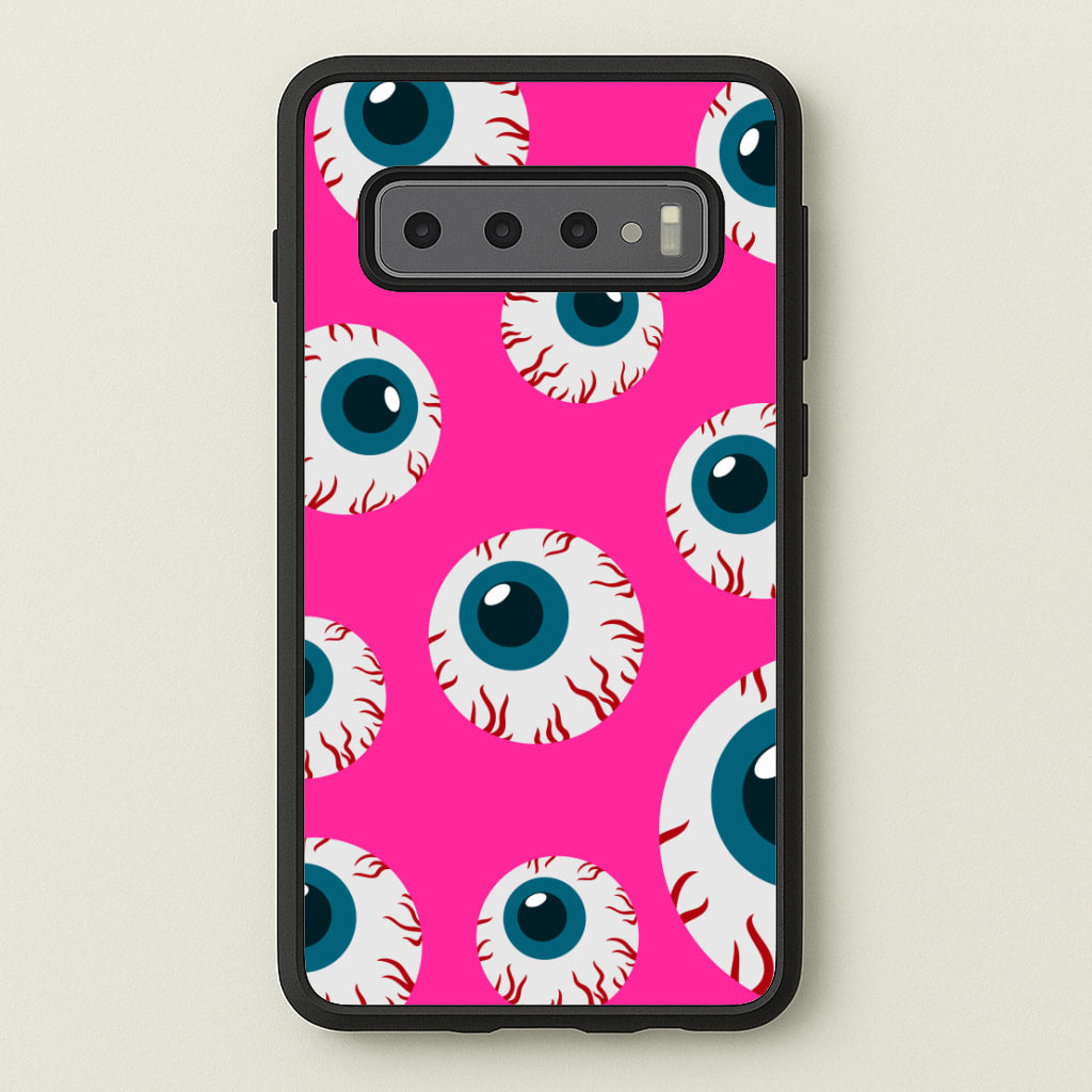 Spooky Eye Pattern Phone Case for Galaxy S10 Plus - HAL-002-S10+