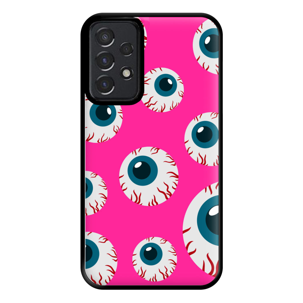 Spooky Eye Pattern Phone Case for Galaxy A52 / A52s