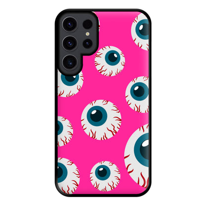 Spooky Eye Pattern Phone Case for Galaxy S23 Ultra