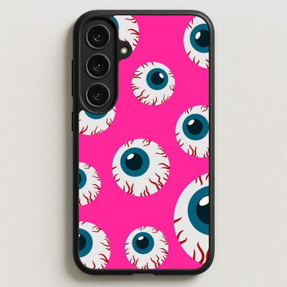 Spooky Eye Pattern Phone Case for Galaxy S25FE