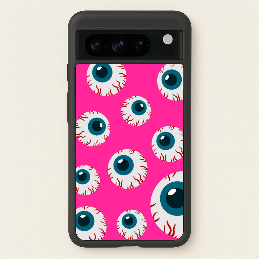 Spooky Eye Pattern Phone Case for Google Pixel 8 Pro - HAL-002-GP8Pro