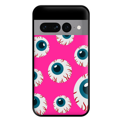 Spooky Eye Pattern Phone Case for Google Pixel 7 Pro