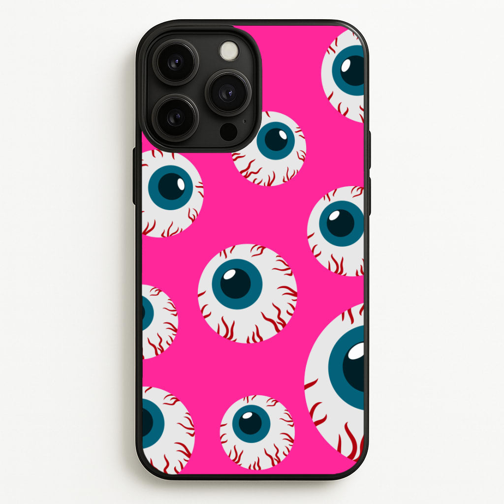 Spooky Eye Pattern Phone Case for iPhone 13 Pro Max - HAL-002-13ProMax