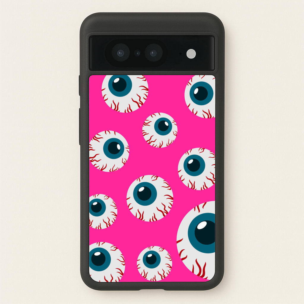 Spooky Eye Pattern Phone Case for Google Pixel 8 - HAL-002-GP8