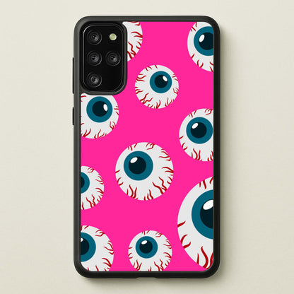 Spooky Eye Pattern Phone Case for Galaxy S20 Plus - HAL-002-S20+