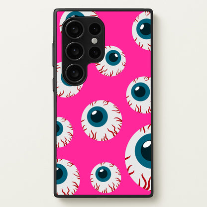 Spooky Eye Pattern Phone Case for Galaxy S24 Ultra - HAL-002-S24Ultra