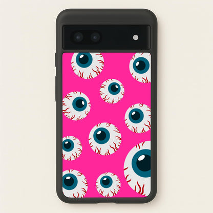 Spooky Eye Pattern Phone Case for Google Pixel 6a - HAL-002-GP6a