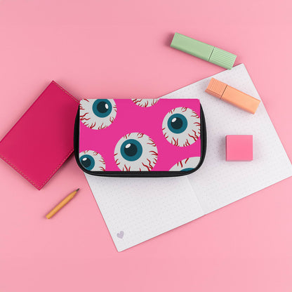 Spooky Eye Pattern Pencil Case