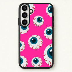 Spooky Eye Pattern Phone Case for Galaxy S26 Plus