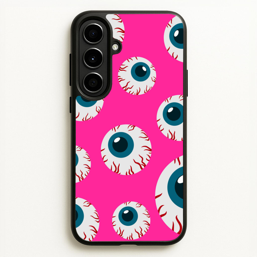 Spooky Eye Pattern Phone Case for Galaxy A56 - HAL-002-A56