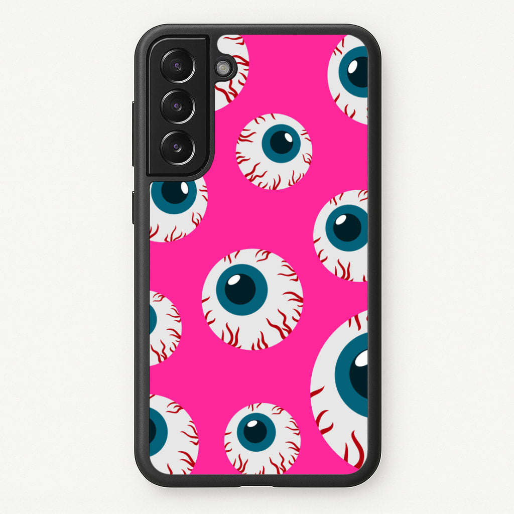 Spooky Eye Pattern Phone Case for Galaxy S21 - HAL-002-S21