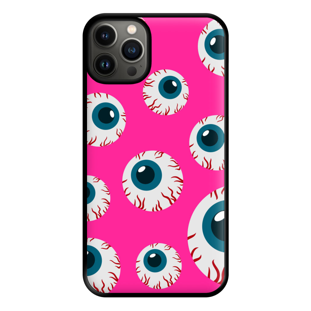 Spooky Eye Pattern Phone Case for iPhone 13