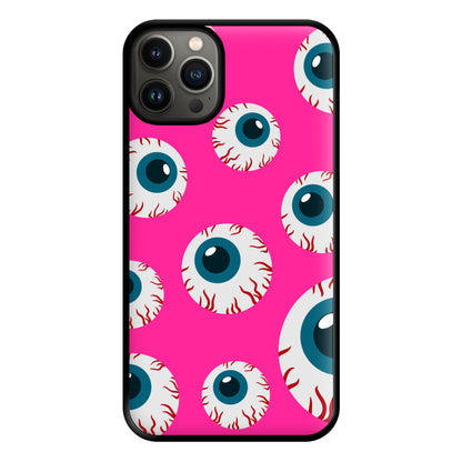 Spooky Eye Pattern Phone Case for iPhone 13