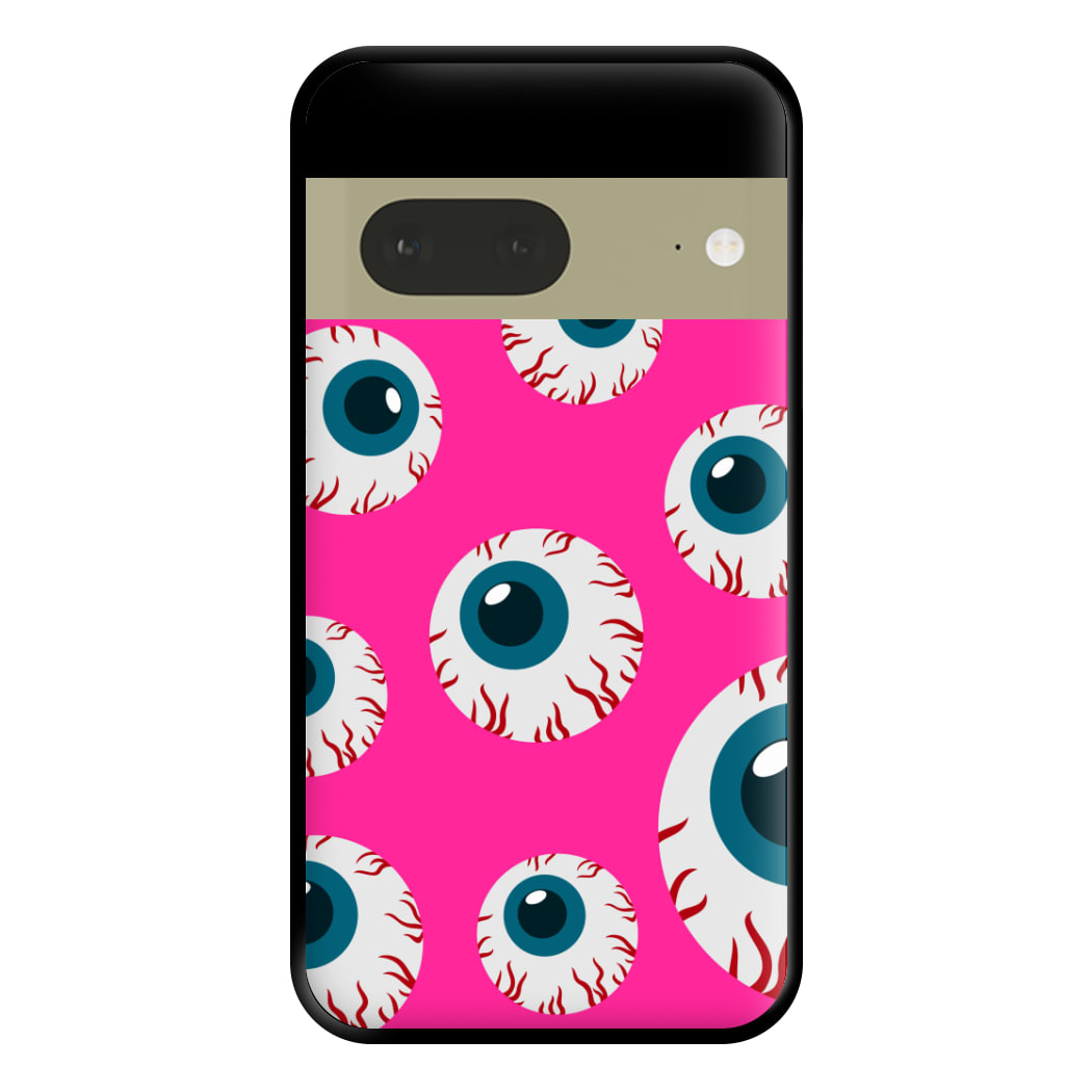 Spooky Eye Pattern Phone Case for Google Pixel 7a