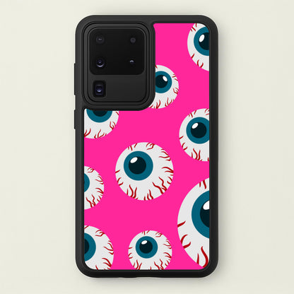 Spooky Eye Pattern Phone Case for Galaxy S20 Ultra - HAL-002-S20Ultra