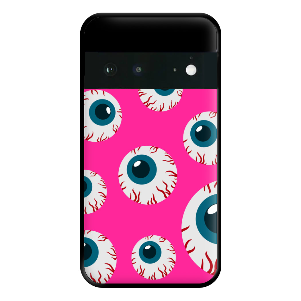 Spooky Eye Pattern Phone Case for Google Pixel 6a