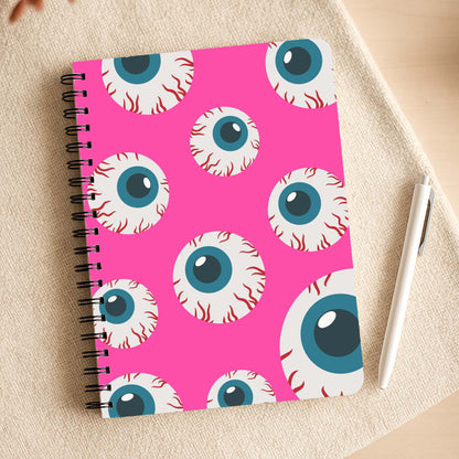 Spooky Eye Pattern Notepad