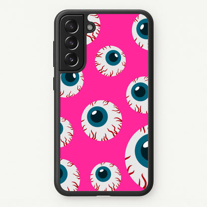 Spooky Eye Pattern Phone Case for Galaxy S21 Plus - HAL-002-S21+