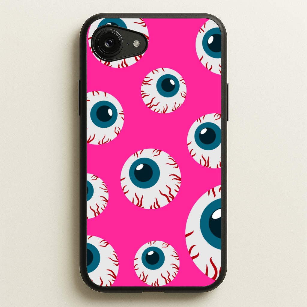 Spooky Eye Pattern Phone Case for iPhone 16e - HAL-002-16e