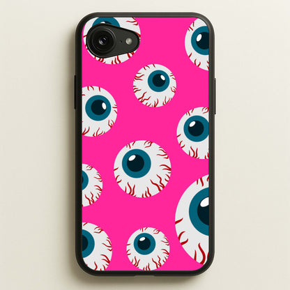 Spooky Eye Pattern Phone Case for iPhone 16e - HAL-002-16e