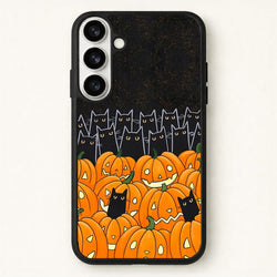 Black Cats & Lanterns - Halloween Phone Case for Galaxy S26 Plus