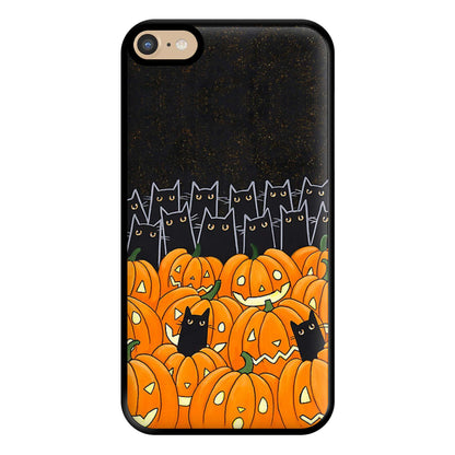 Black Cats & Lanterns - Halloween Phone Case for iPhone 6 Plus / 7 Plus / 8 Plus