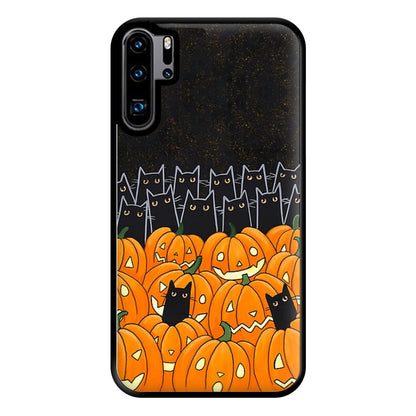 Black Cats & Lanterns - Halloween Phone Case for Huawei P30 Pro