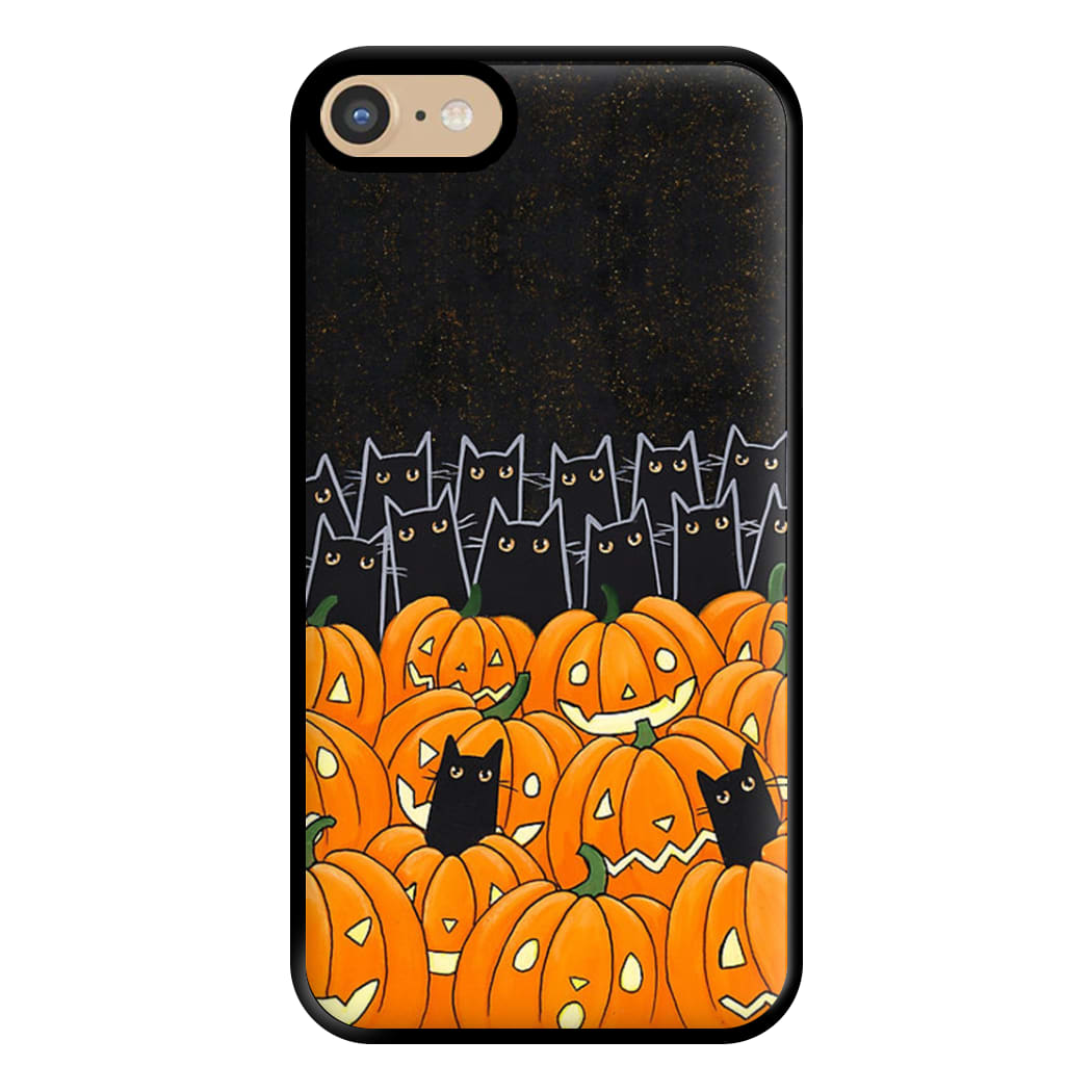 Black Cats & Lanterns - Halloween Phone Case for iPhone 6 / 7 / 8 / SE