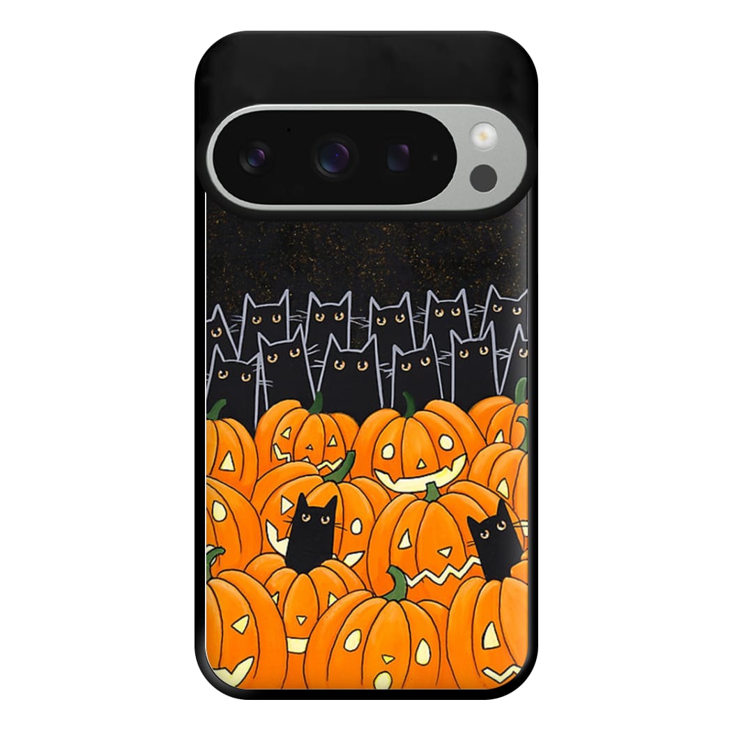 Black Cats & Lanterns - Halloween Phone Case for Google Pixel 9 Pro XL