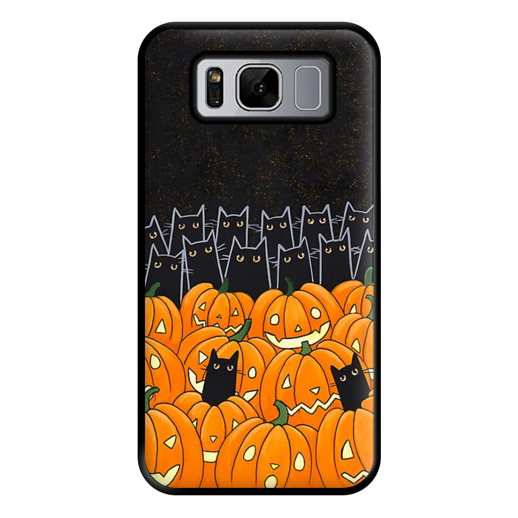 Black Cats & Lanterns - Halloween Phone Case for Galaxy S8 Plus