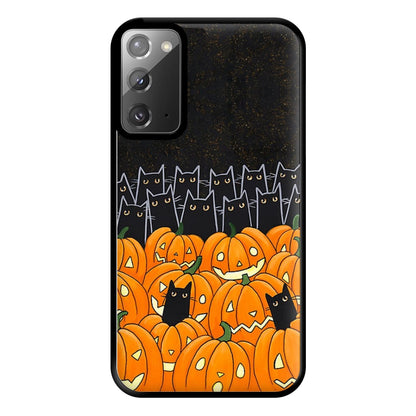 Black Cats & Lanterns - Halloween Phone Case for Galaxy Note 20 Ultra