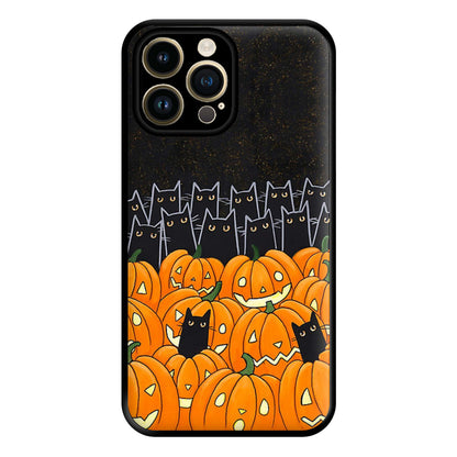 Black Cats & Lanterns - Halloween Phone Case for iPhone 14 Pro Max