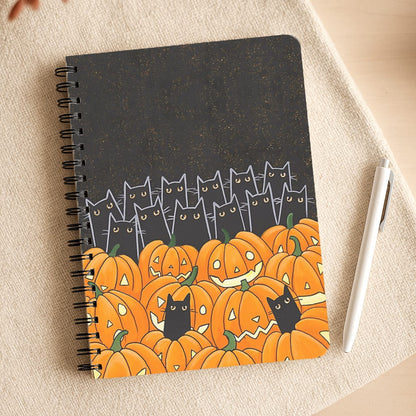Black Cats & Lanterns - Halloween Notepad