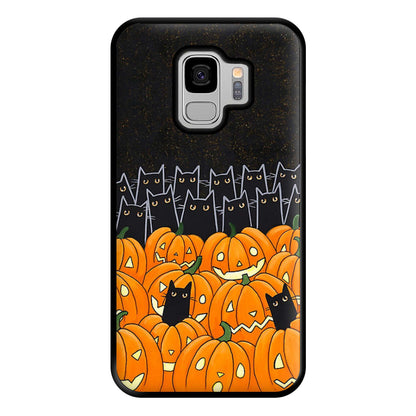 Black Cats & Lanterns - Halloween Phone Case for Galaxy S9 Plus