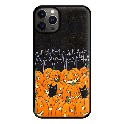 Black Cats & Lanterns - Halloween Phone Case for iPhone 13