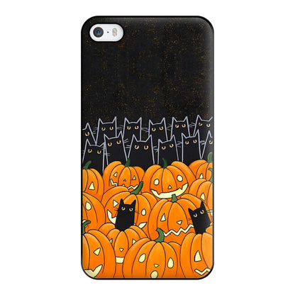 Black Cats & Lanterns - Halloween Phone Case for iPhone 5 / 5s / SE 2016