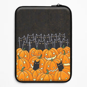 Black Cats & Lanterns - Halloween Laptop Sleeve 1