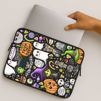 Colourful Halloween Pattern MacBook Case