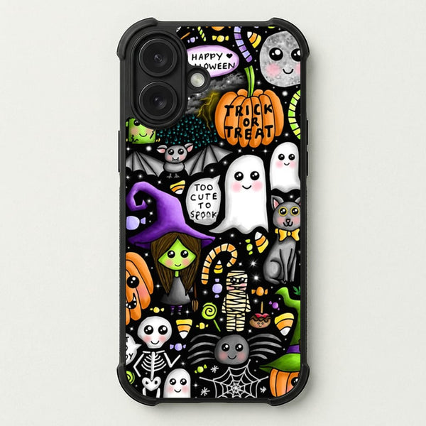Colourful Halloween Pattern Phone Case — Bumper case