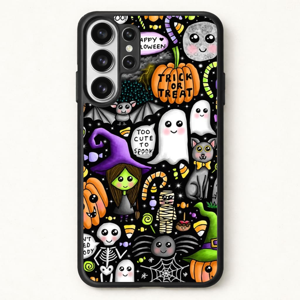 Colourful Halloween Pattern Phone Case for Galaxy S26 Ultra