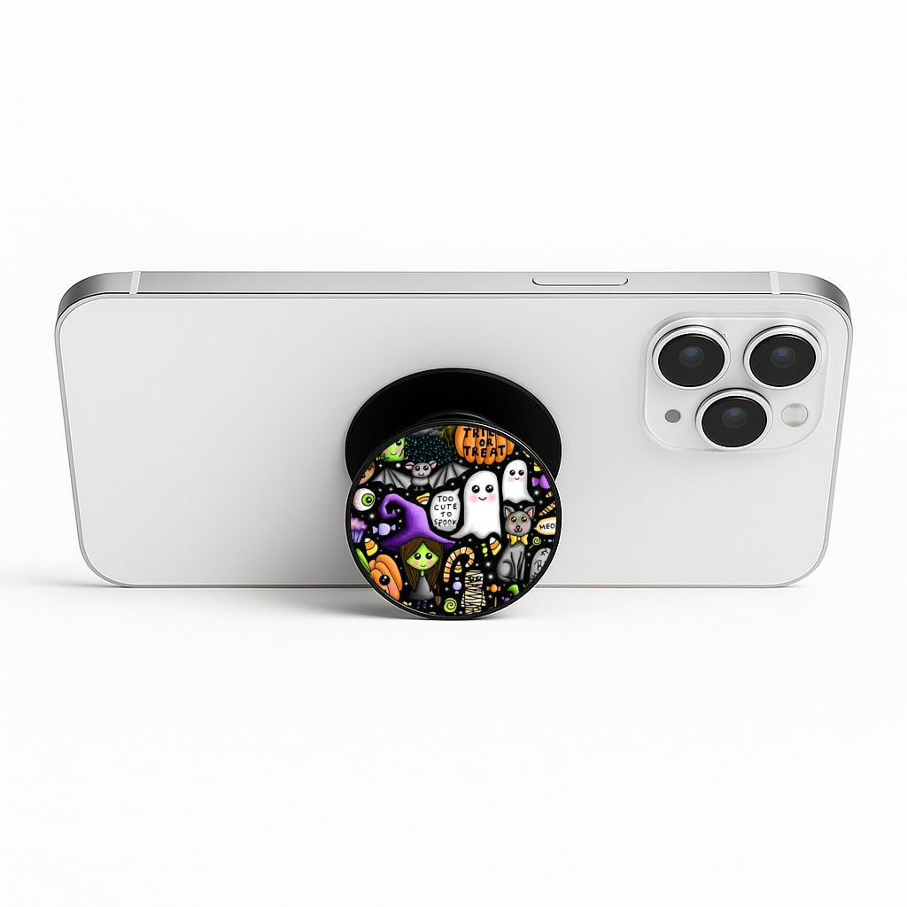 Colourful Halloween Pattern Phone Stand