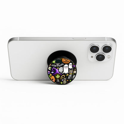 Colourful Halloween Pattern Phone Stand