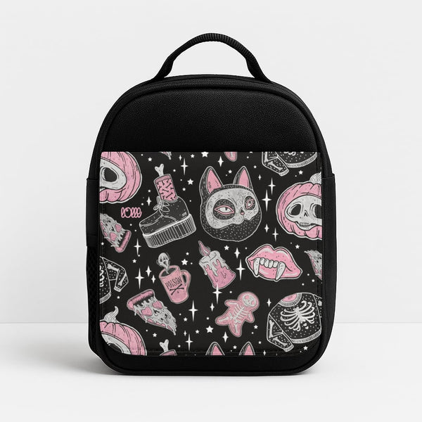 Spooks or Creeps Halloween Insulated Lunchbox
