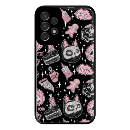 Spooks or Creeps Halloween Phone Case for Galaxy A53