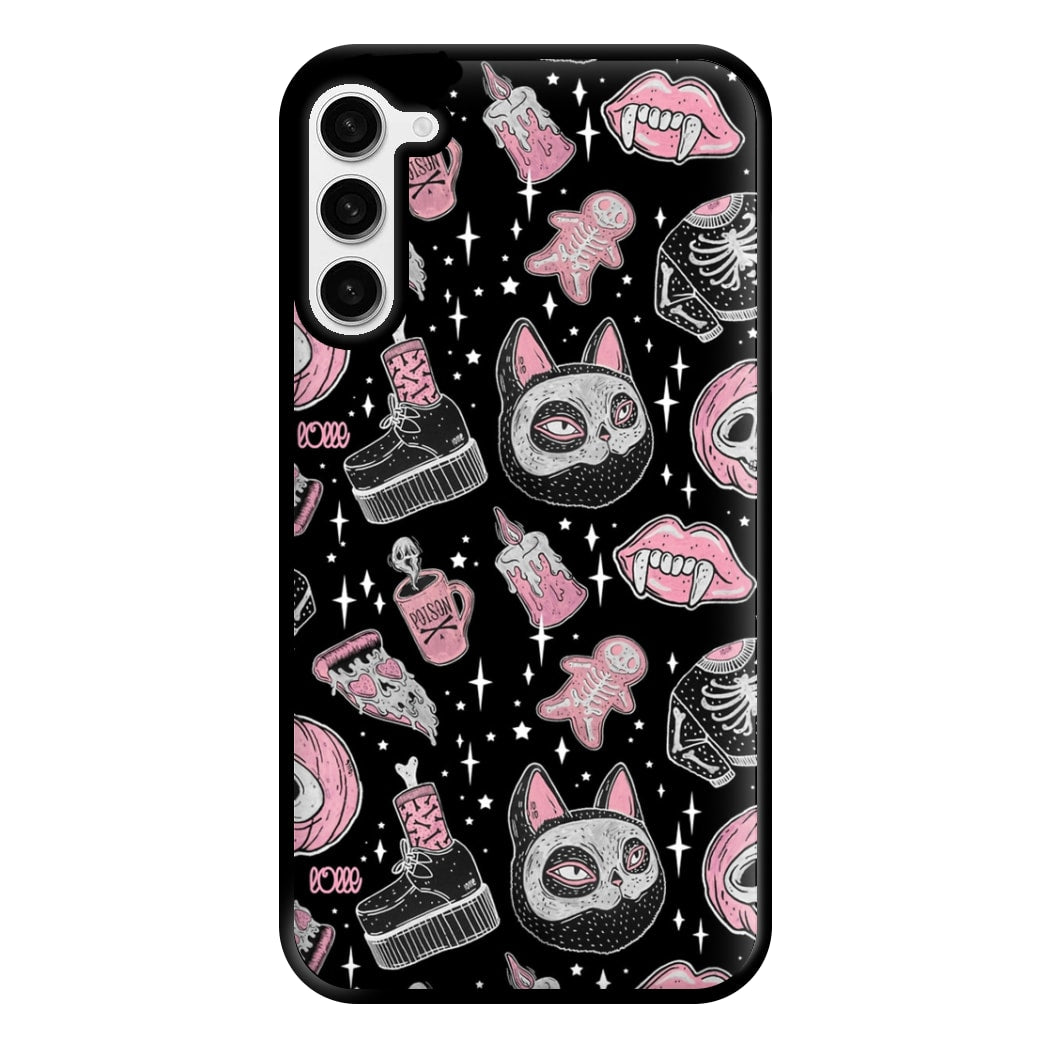 Spooks or Creeps Halloween Phone Case for Galaxy S23 Plus