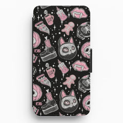 Spooks or Creeps Halloween Flip / Wallet Phone Case
