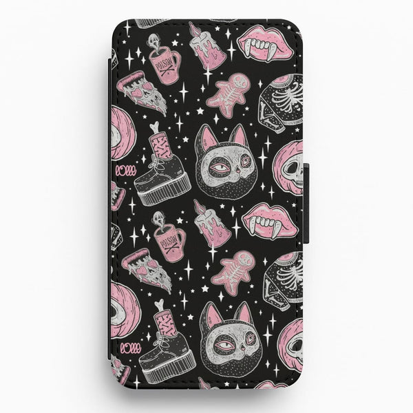 Spooks or Creeps Halloween Flip / Wallet Phone Case