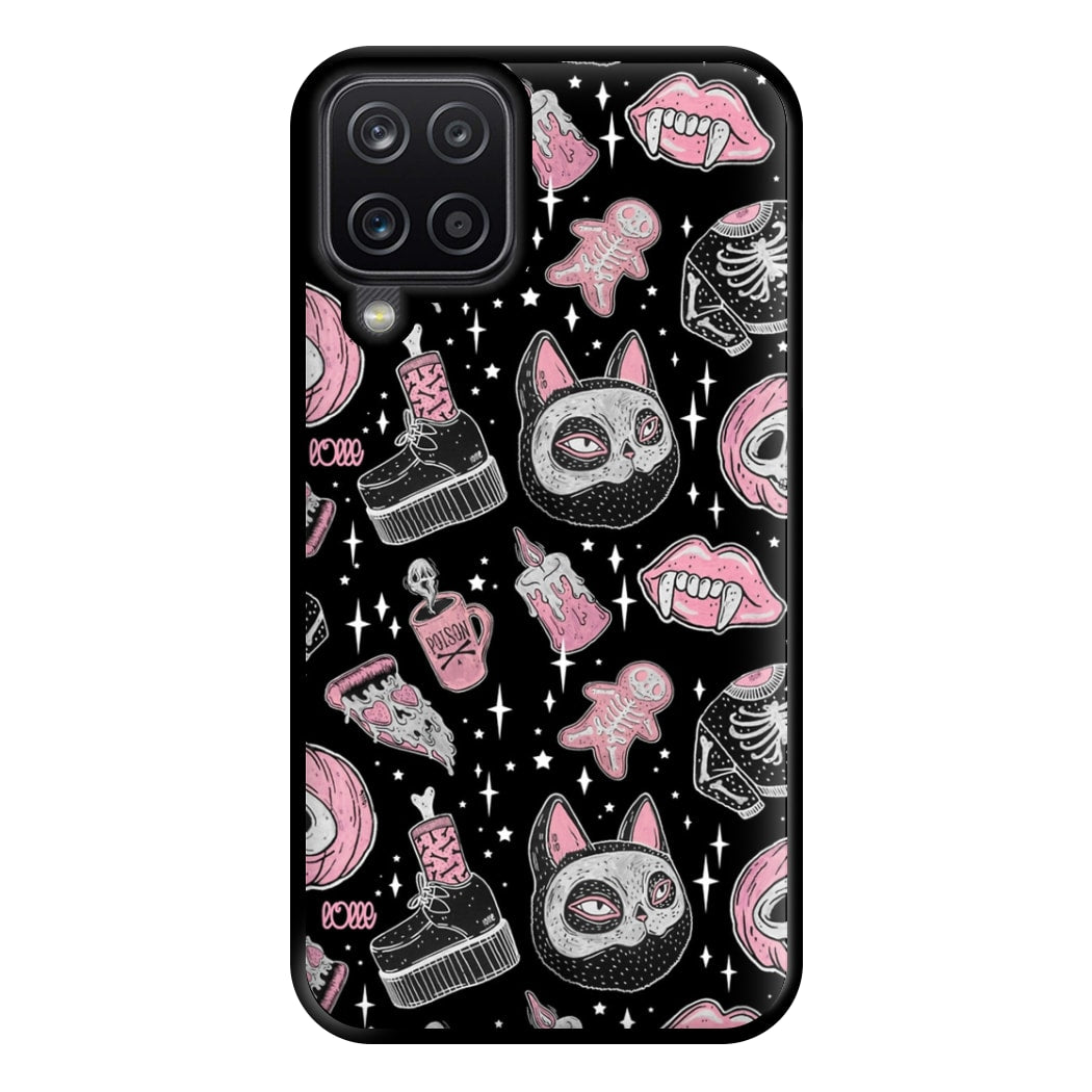 Spooks or Creeps Halloween Phone Case for Galaxy A12