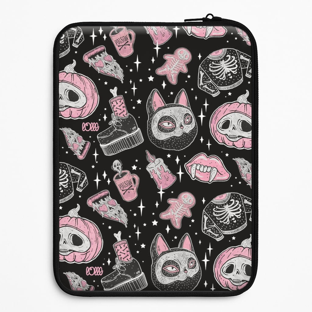 Spooks or Creeps Halloween Laptop Sleeve