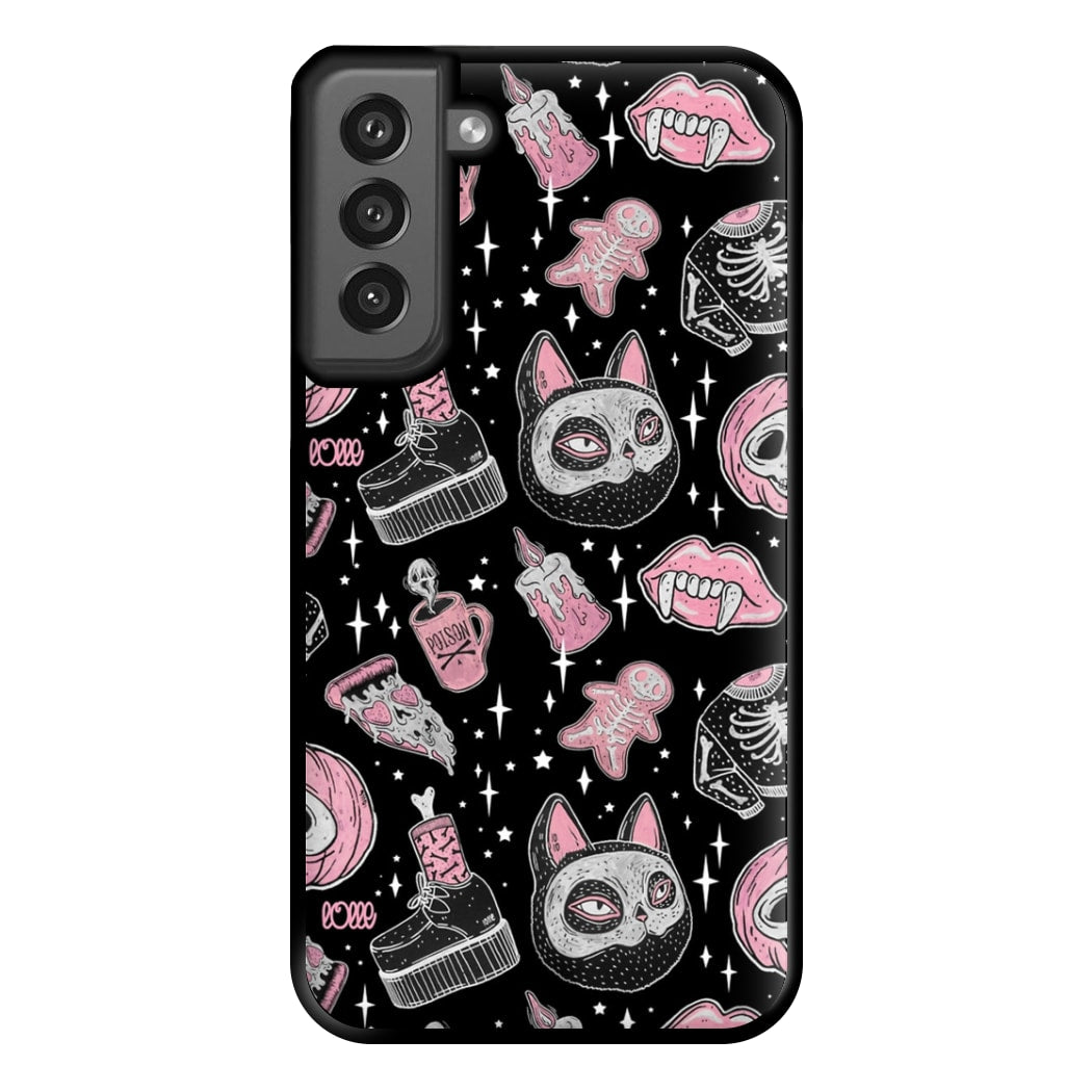 Spooks or Creeps Halloween Phone Case for Galaxy S21FE